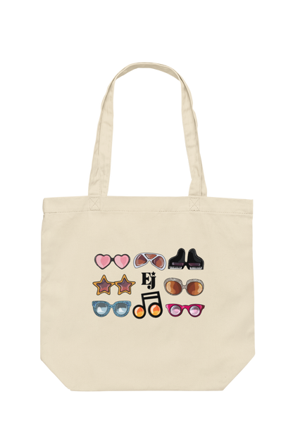 Elton John's Sunglasses Tote Bag