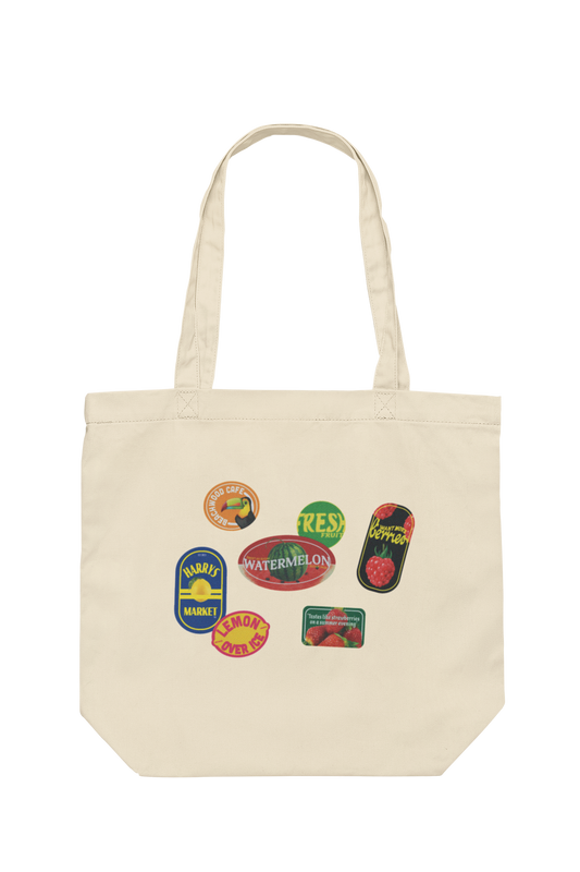 Harry Styles - Fruit Market Sticker Tote Bag