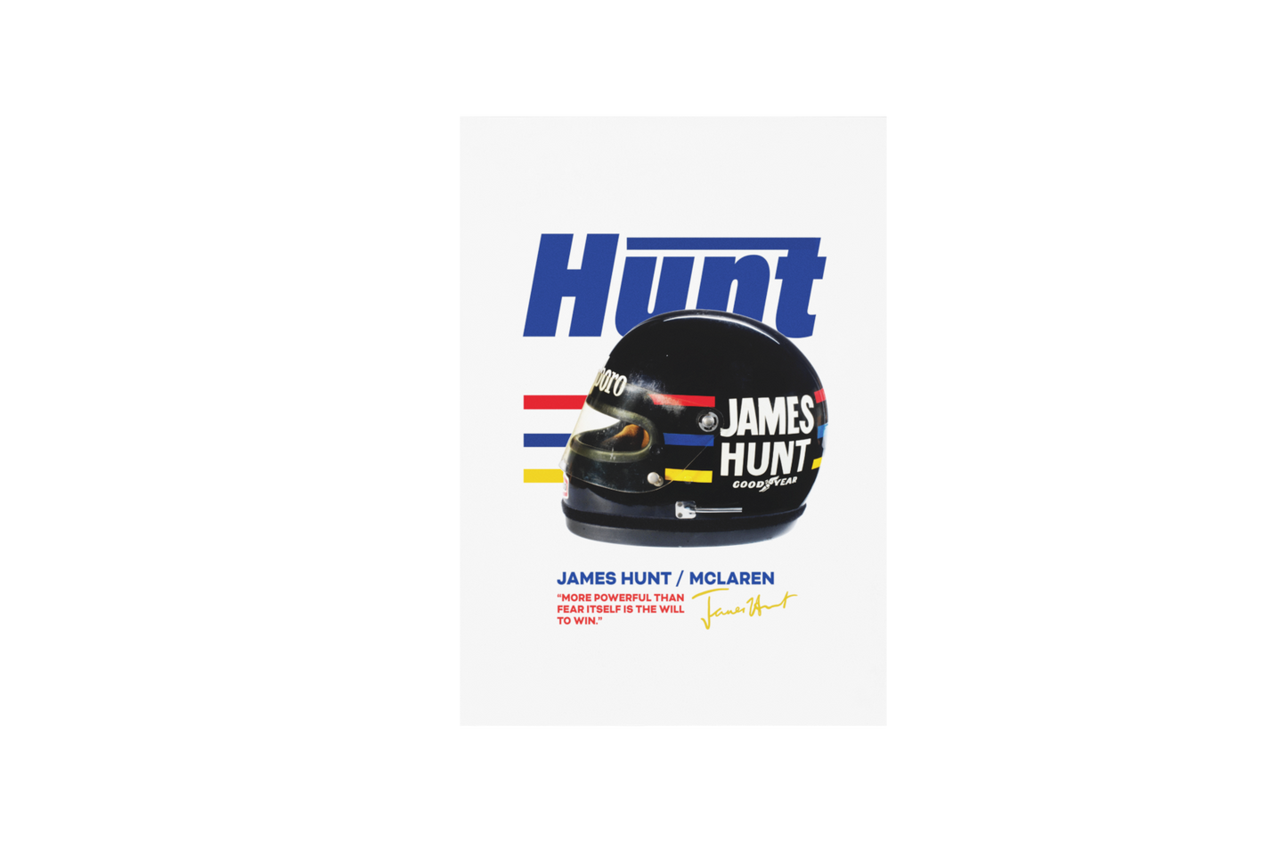 James Hunt Legendary Drivers Print