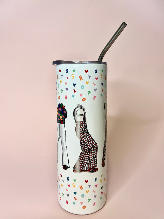 Wonky Styles Slim Tumbler