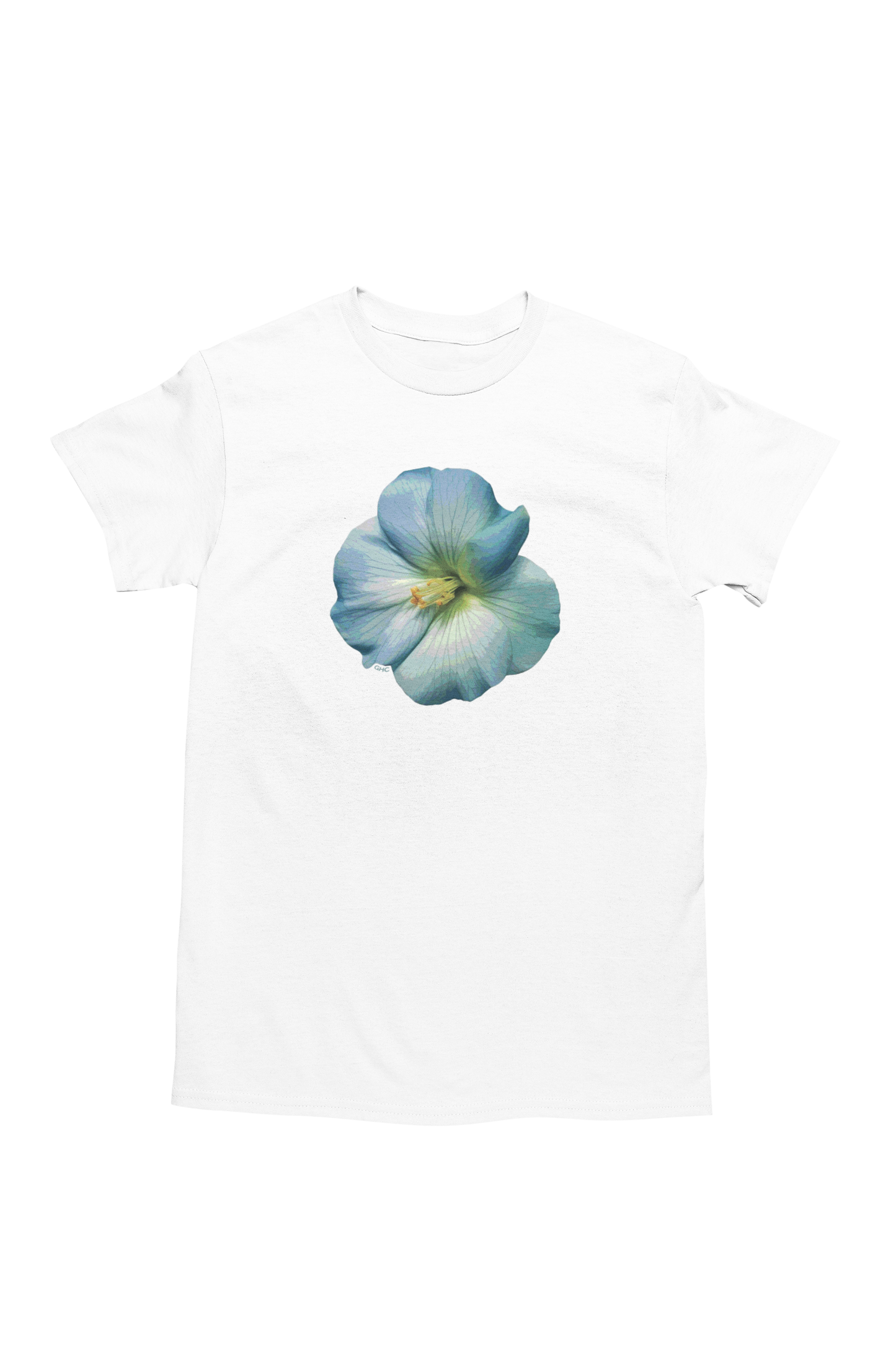 Good Hearts Club - Blue Hibiscus Tee Shirt