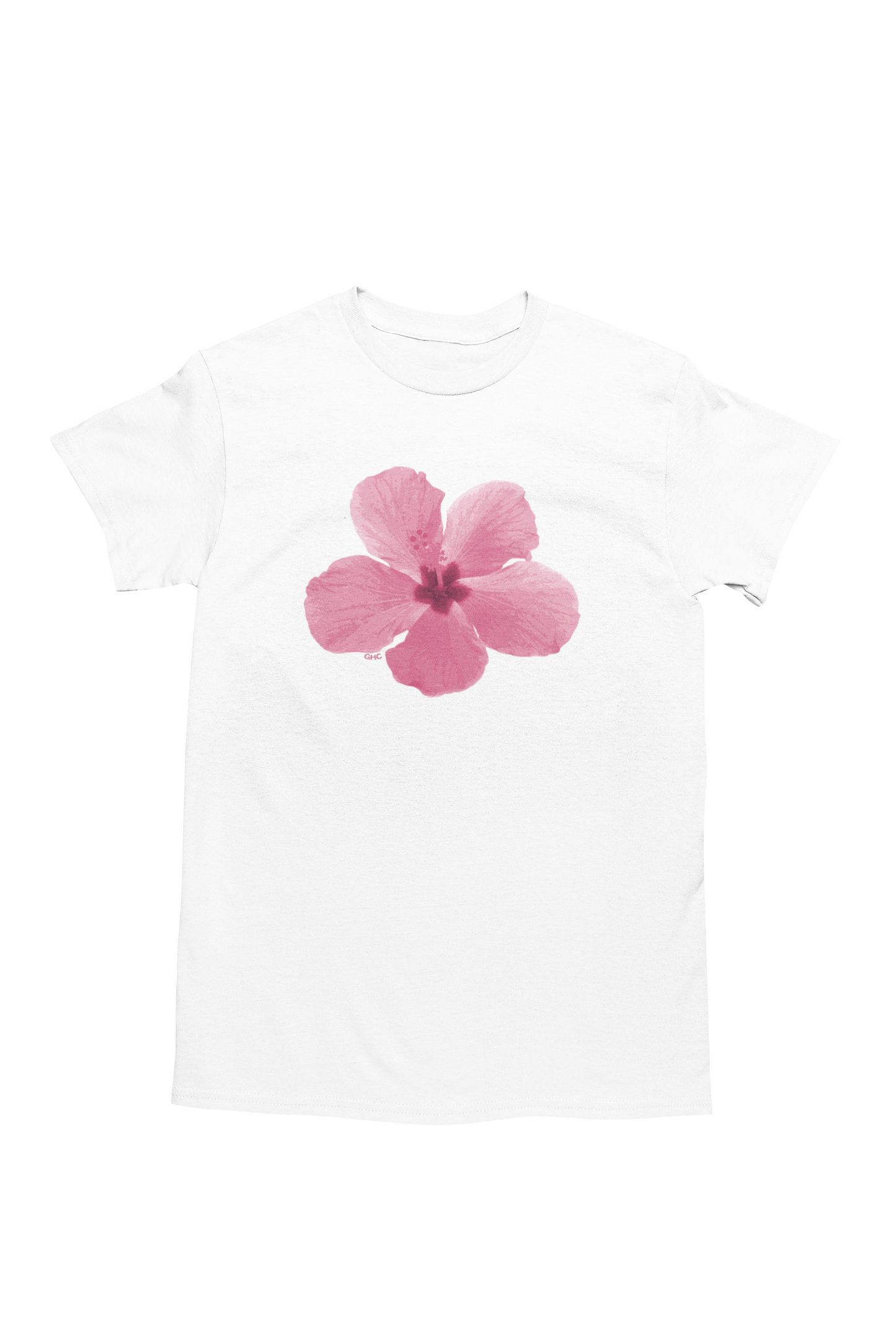 Good Hearts Club - Pink Hibiscus Tee Shirt