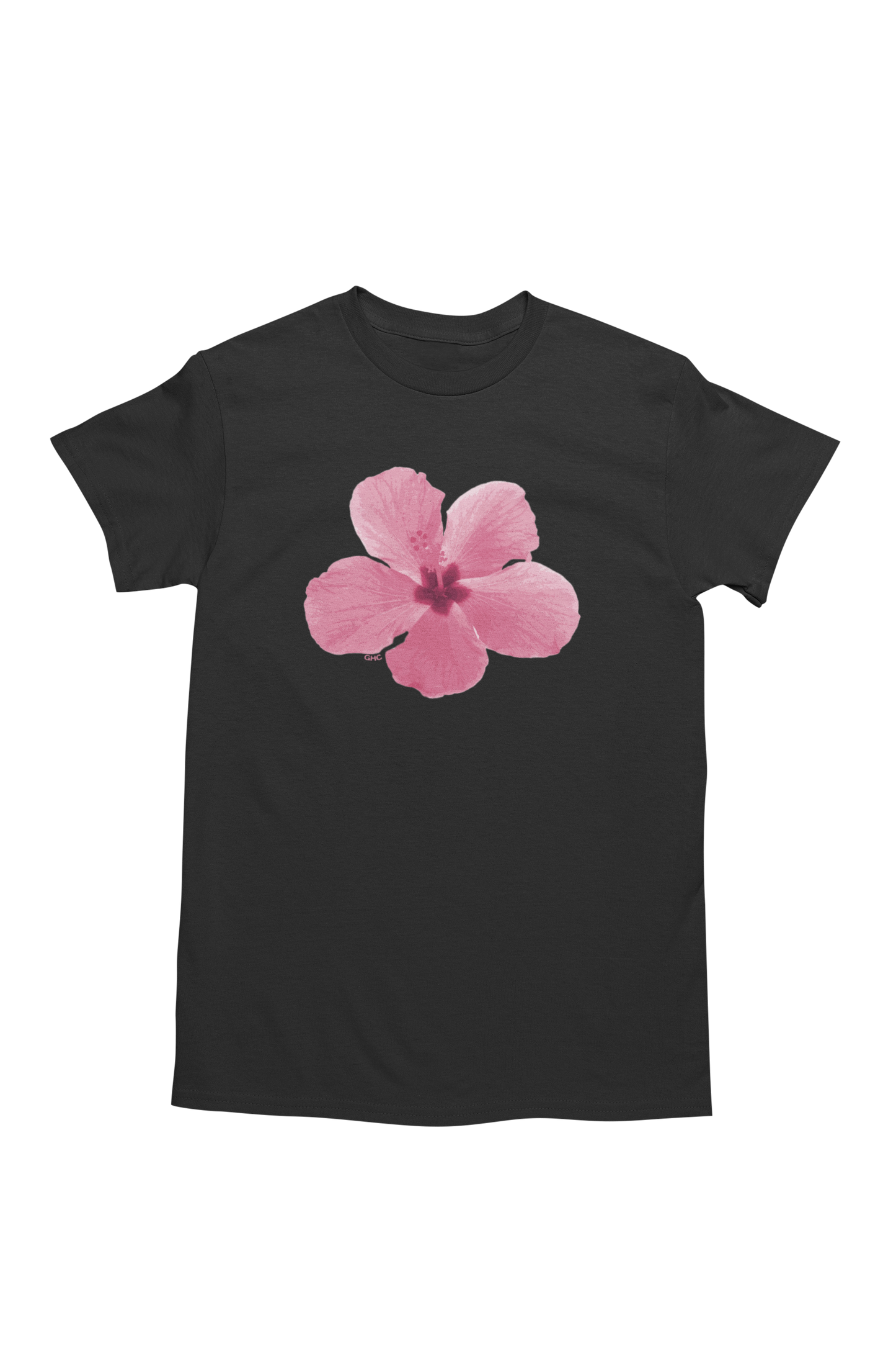 Good Hearts Club - Pink Hibiscus Tee Shirt