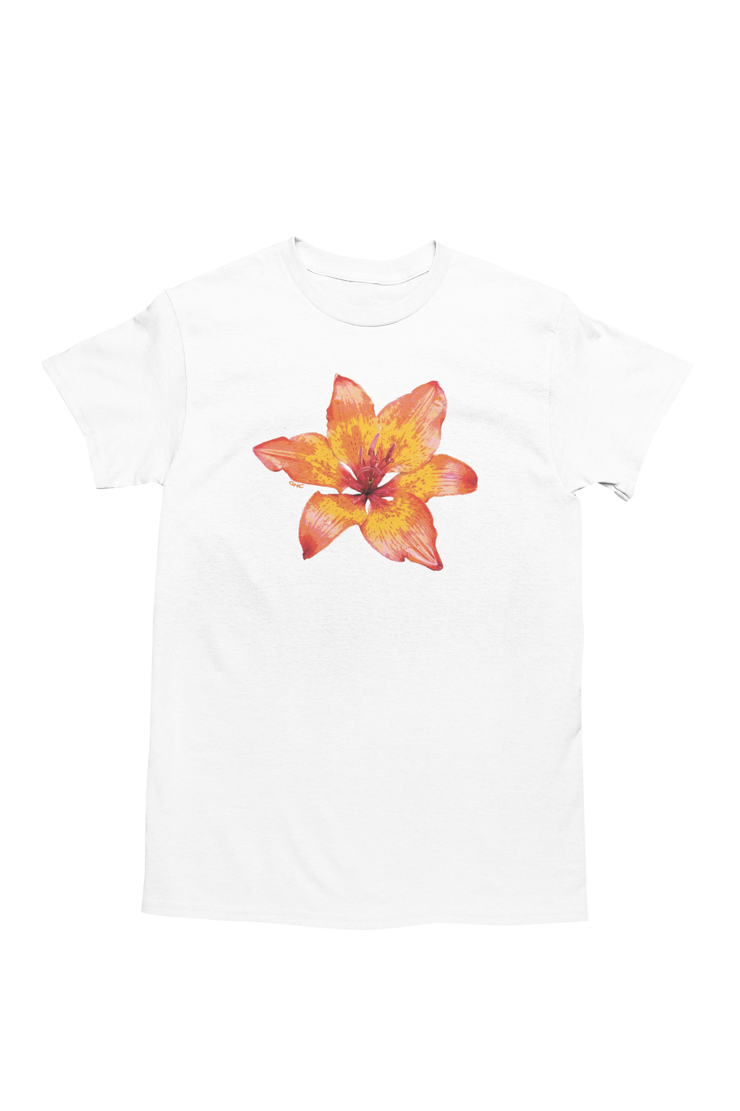 Good Hearts Club - Orange Lily Tee Shirt