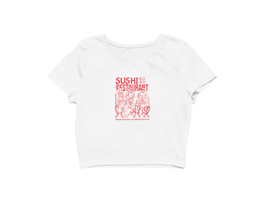 Harry Styles - Sushi Restaurant Cropped Tee Shirt