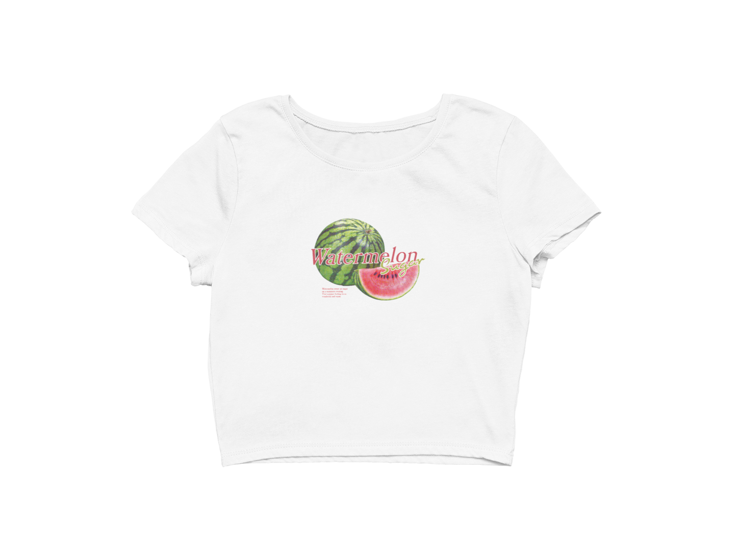 Harry Styles - Watermelon Sugar Cropped Tee Shirt